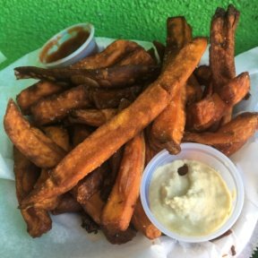 Gluten-free sweet potato fries from Fala Bar